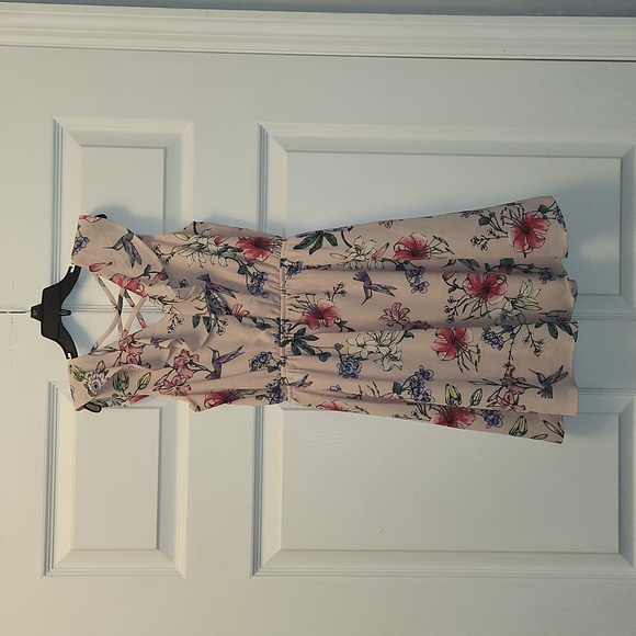 Monteau Floral Ruffle Sleeveless Dress Size 10 - Picture 6 of 6